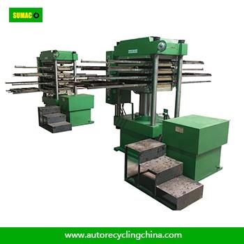 Vulcanizing Rubber Floor Tile Making Equipment