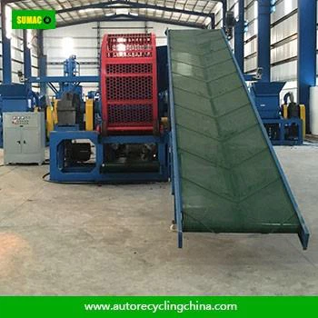 Waste Plastic Tire Recycling Shredder Machine