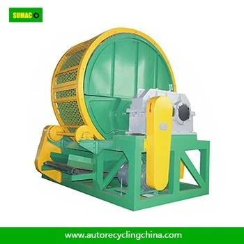 Waste Plastic Tire Recycling Shredder
